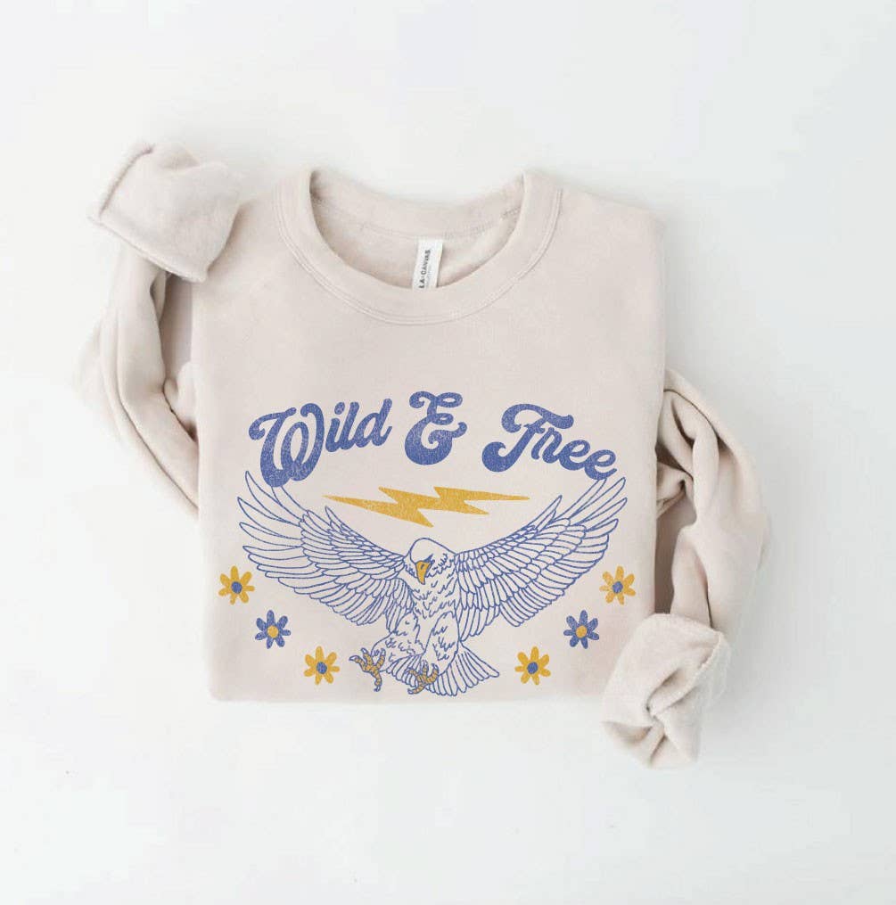 Wild and Free Graphic - Adult & Kids T-Shirts, Sweatshirts & Hoodies apparel design preview 1