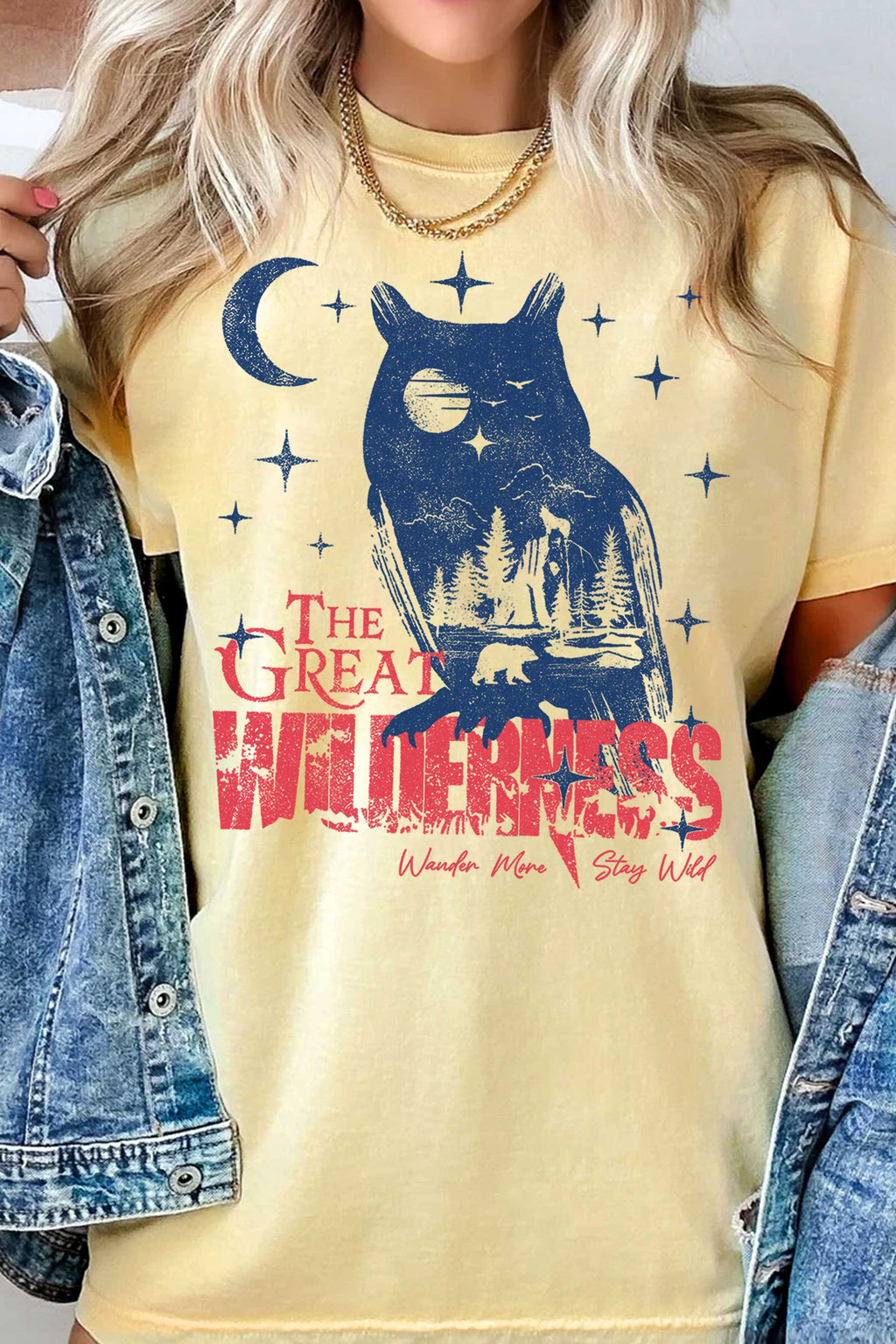 The Great Wilderness Night Owl Graphic - Adult & Kids T-Shirts, Sweatshirts & Hoodies apparel design preview 1