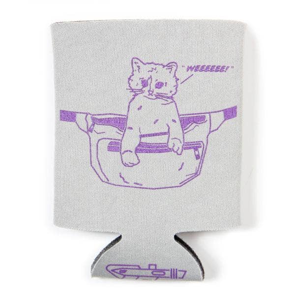 Fanny Cat Can Cooler - Adult & Kids T-Shirts, Sweatshirts & Hoodies apparel design preview 1