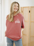 Arkansas Razorbacks Lyric Puff Cardinal Comfort - Adult & Kids T-Shirts, Sweatshirts & Hoodies apparel design preview 1