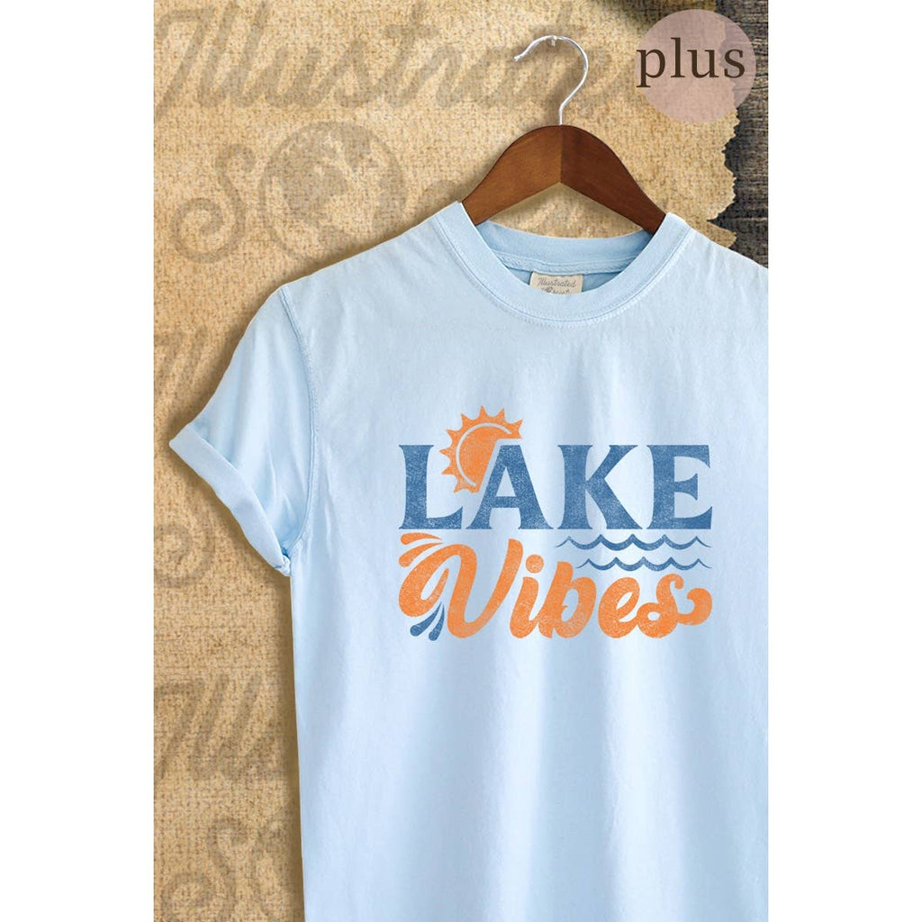 Lake Vibes Vintage Graphic Regular Plus - Adult & Kids T-Shirts, Sweatshirts & Hoodies apparel design preview 1