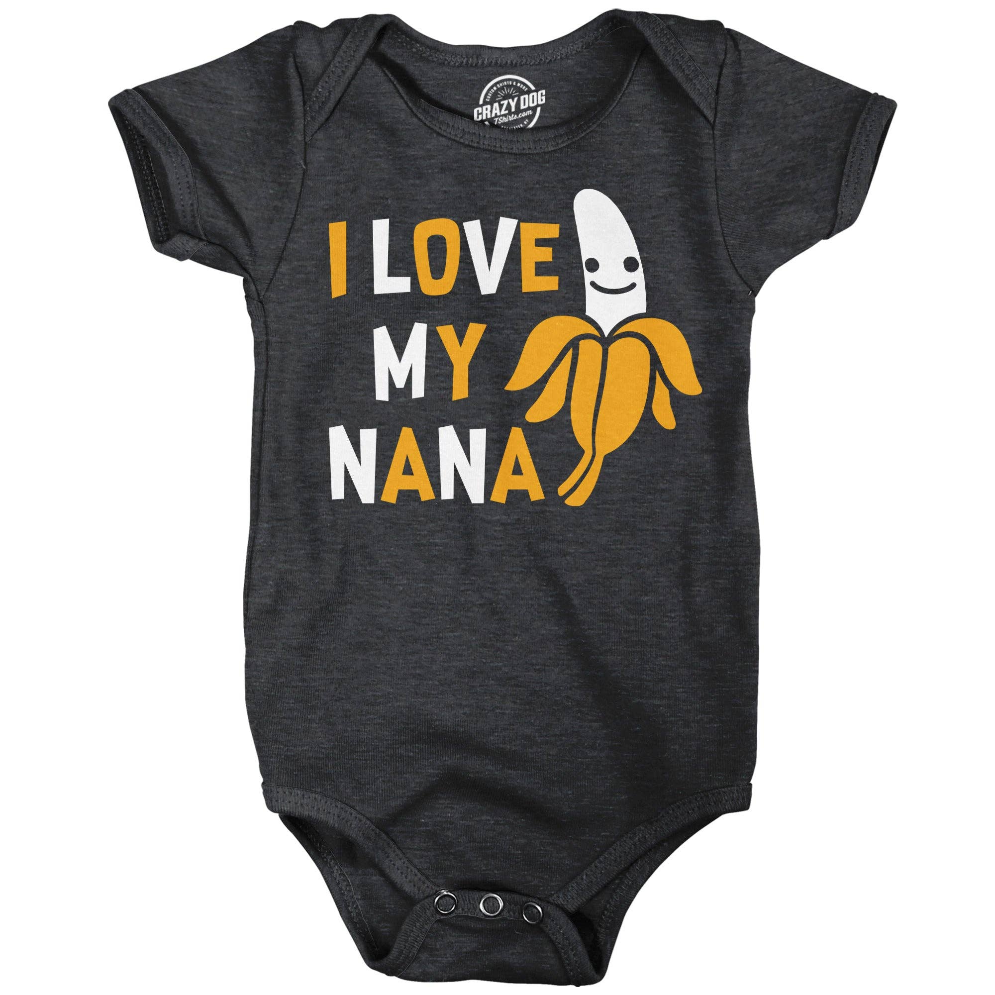 I Love My Nana Baby Bodysuit - Adult & Kids T-Shirts, Sweatshirts & Hoodies apparel design preview 1