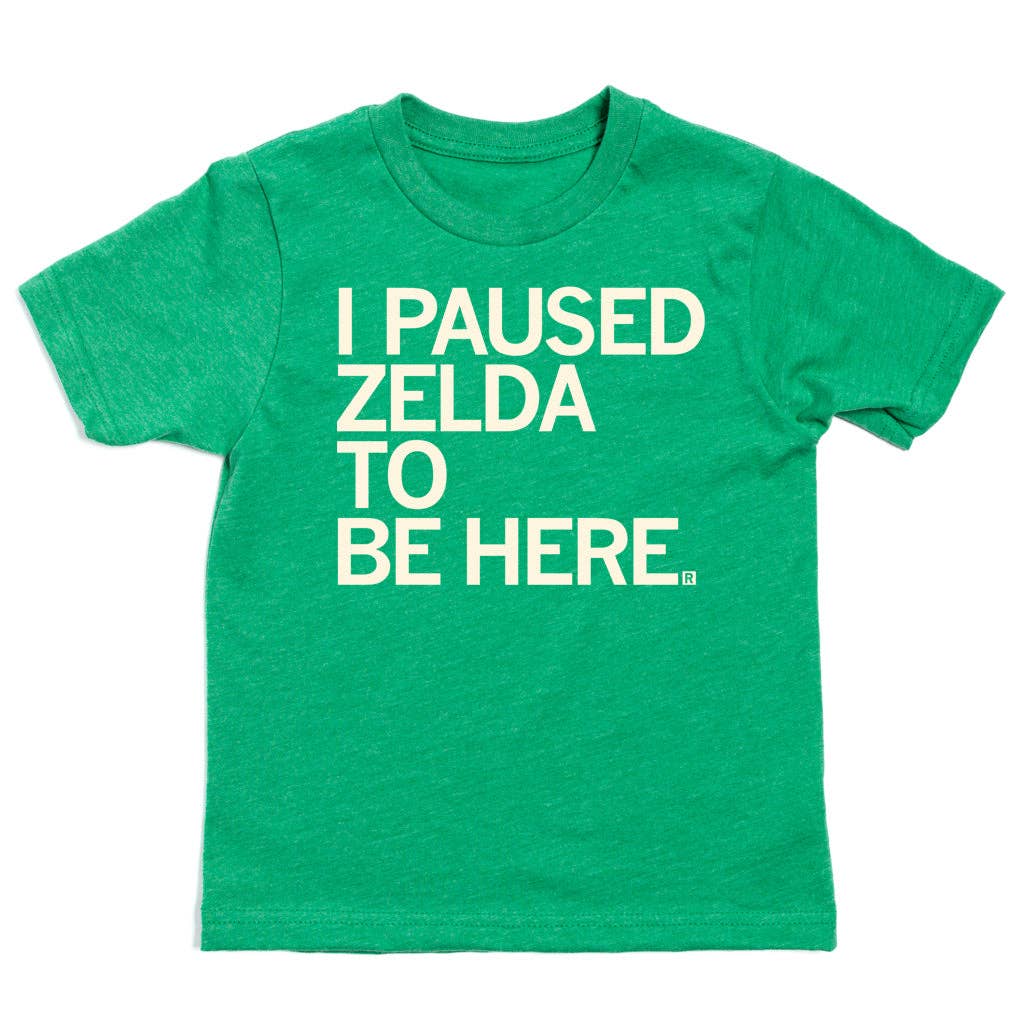 I Paused Zelda To Be Here Kids - Adult & Kids T-Shirts, Sweatshirts & Hoodies apparel design preview 1