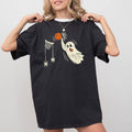 Basketball Ghost, Spooky, Skeleton, Funny, Halloween - Adult & Kids T-Shirts, Sweatshirts & Hoodies apparel design preview 1
