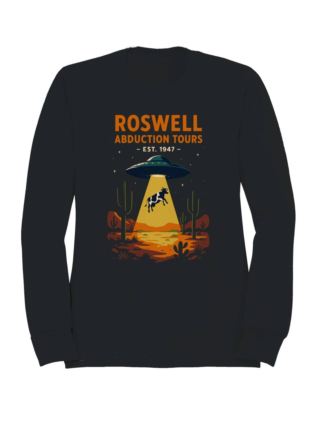 Roswell Ufo Abduction Tours 1947 Women's - Adult & Kids T-Shirts, Sweatshirts & Hoodies apparel design preview 1