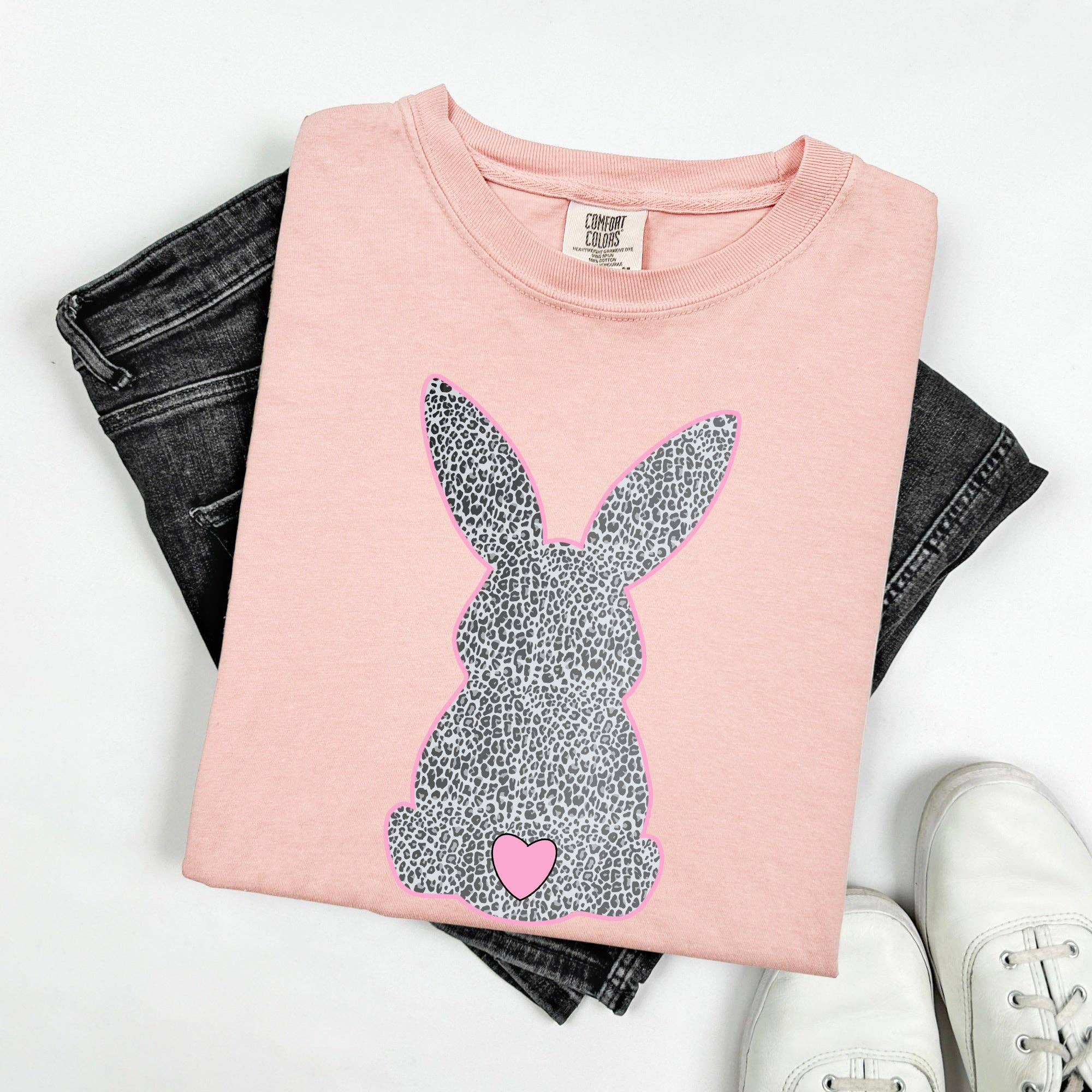 Leopard Print Bunny, Easter, Jesus, Rabbit, - Adult & Kids T-Shirts, Sweatshirts & Hoodies apparel design preview 1