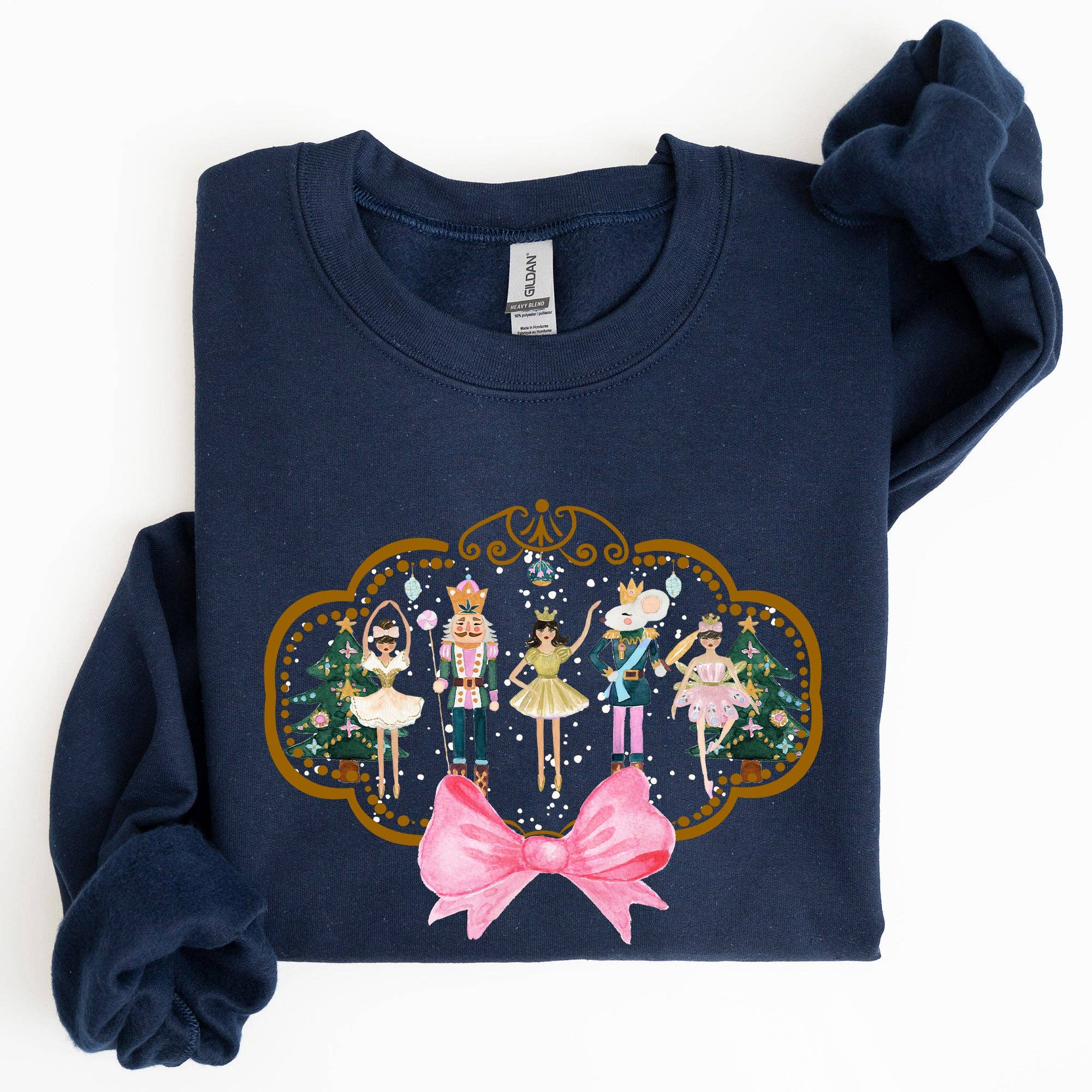 Nutcracker, Christmas, Sugar Plum Fairy Ballerina - Adult & Kids T-Shirts, Sweatshirts & Hoodies apparel design preview 1