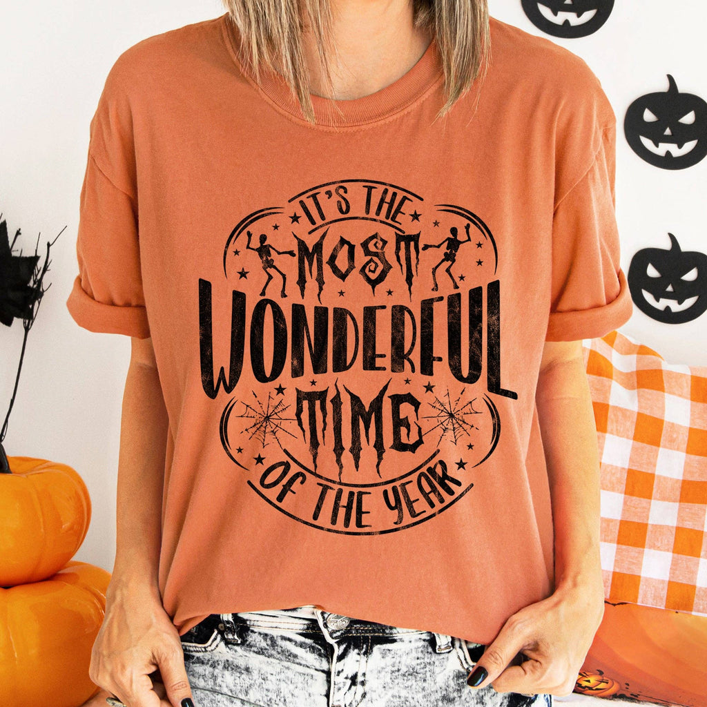 It's the Most Wonderful Time Halloween Black Print - Adult & Kids T-Shirts, Sweatshirts & Hoodies apparel design preview 1
