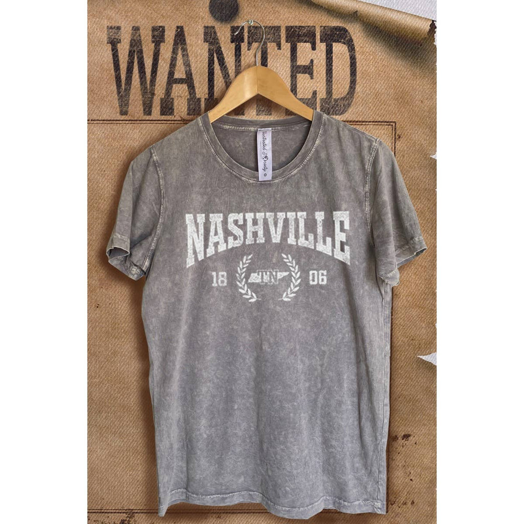 Nashville Vintage Mineral Wash Graphic - Adult & Kids T-Shirts, Sweatshirts & Hoodies apparel design preview 1