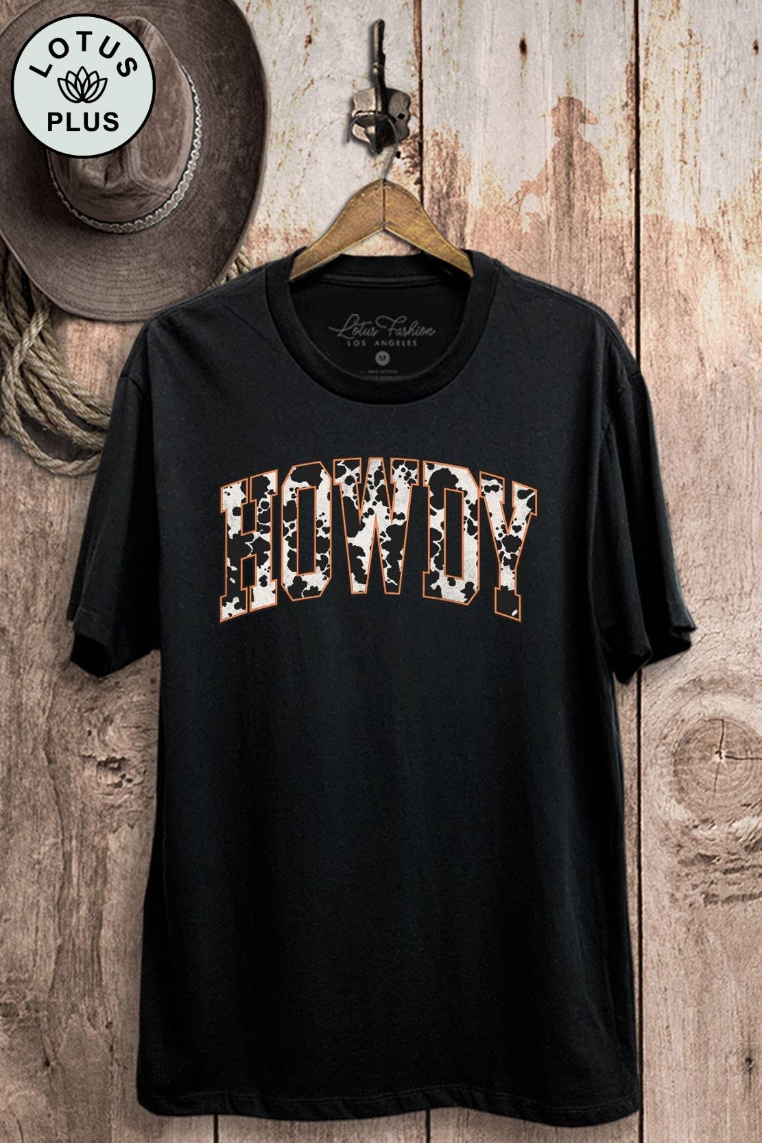 Howdy Cow Fur Graphic Top - Adult & Kids T-Shirts, Sweatshirts & Hoodies apparel design preview 1