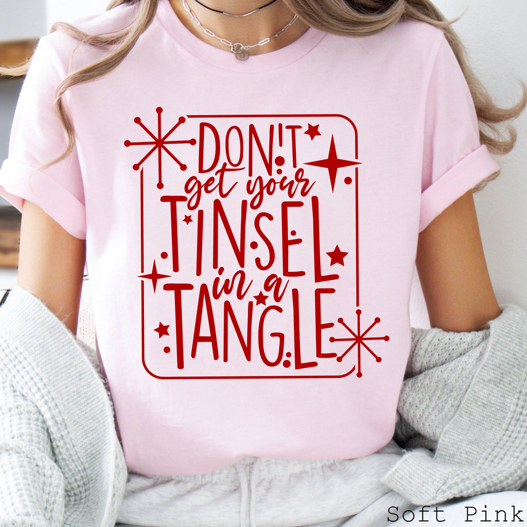 Tinsel in A Tangle Christmas 2025 Graphic Bella - Adult & Kids T-Shirts, Sweatshirts & Hoodies apparel design preview 1
