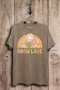 Grow Love Graphic Top - Adult & Kids T-Shirts, Sweatshirts & Hoodies apparel design preview 1