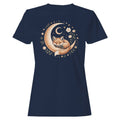 Sleeping Fox Crescent Moon Women's - Adult & Kids T-Shirts, Sweatshirts & Hoodies apparel design preview 1