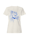 Floral Art Line Drawing Portrait Women's - Adult & Kids T-Shirts, Sweatshirts & Hoodies apparel design preview 1