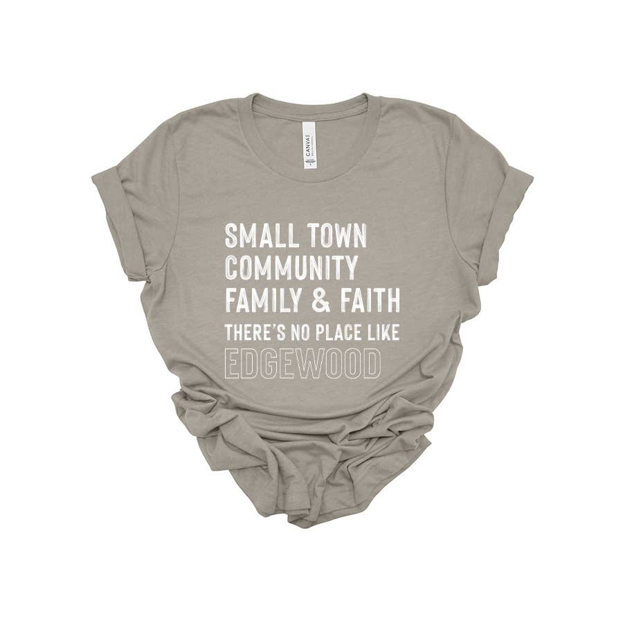 Small Town Community Personalized - Adult & Kids T-Shirts, Sweatshirts & Hoodies apparel design preview 1