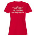 100% Polish Girl Floral Art Women's - Adult & Kids T-Shirts, Sweatshirts & Hoodies apparel design preview 1