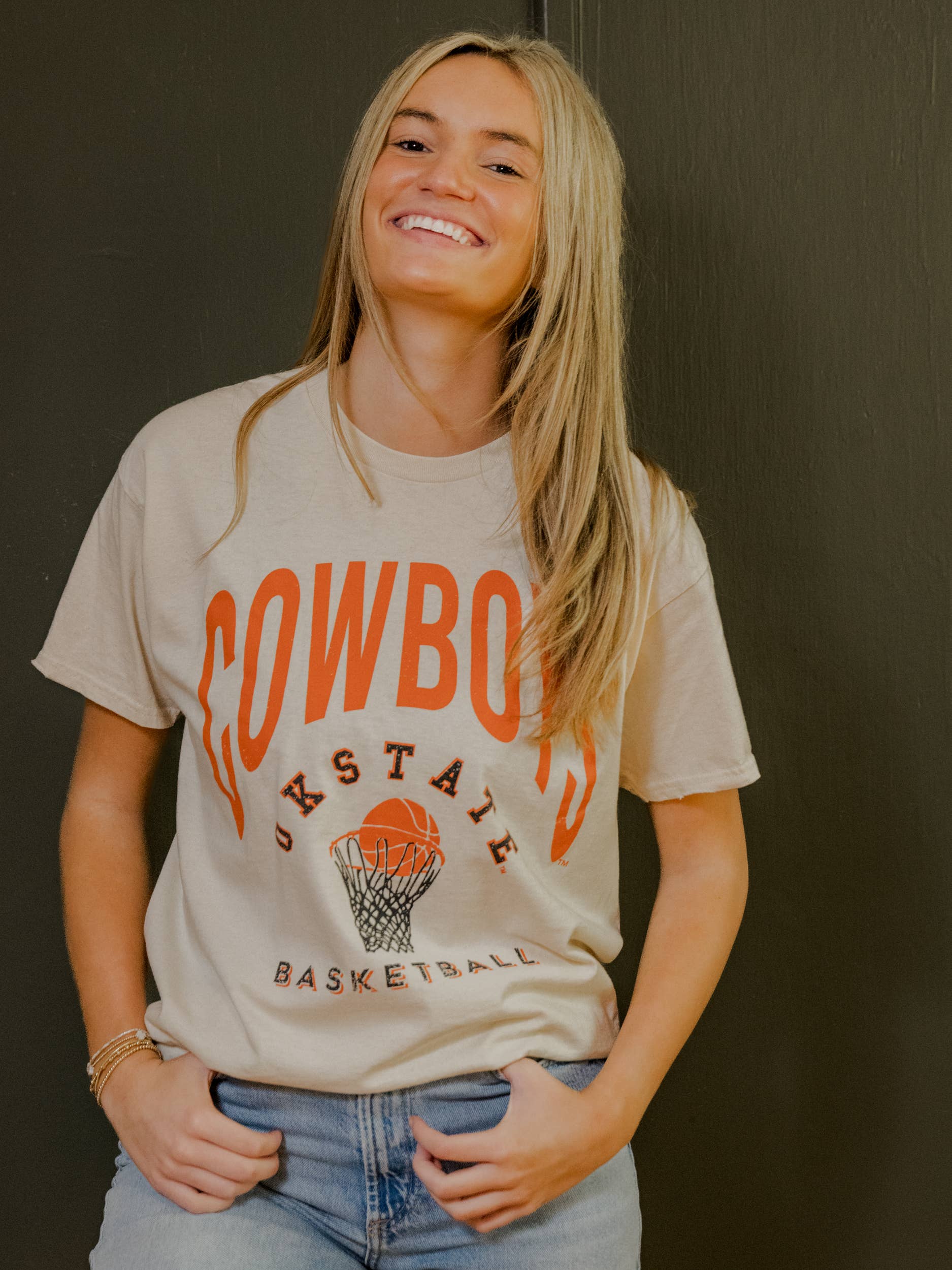 Osu Cowboys Basketball Athletics Off White Thrifted - Adult & Kids T-Shirts, Sweatshirts & Hoodies apparel design preview 1