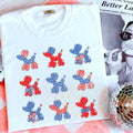 Patriotic Balloon Dog July 4th Graphic Comfort Color - Adult & Kids T-Shirts, Sweatshirts & Hoodies apparel design preview 1