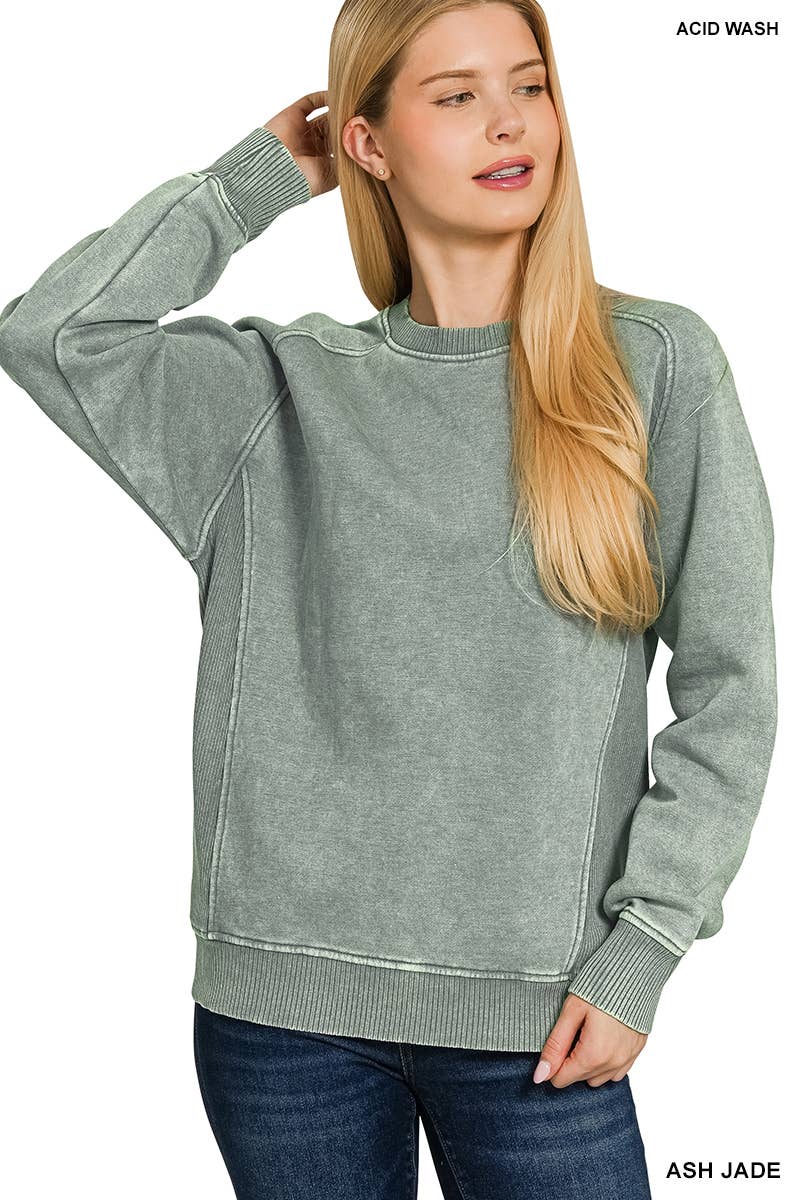 Acid Washed Fleece Side Rib SI-28469 - Adult & Kids T-Shirts, Sweatshirts & Hoodies apparel design preview 1