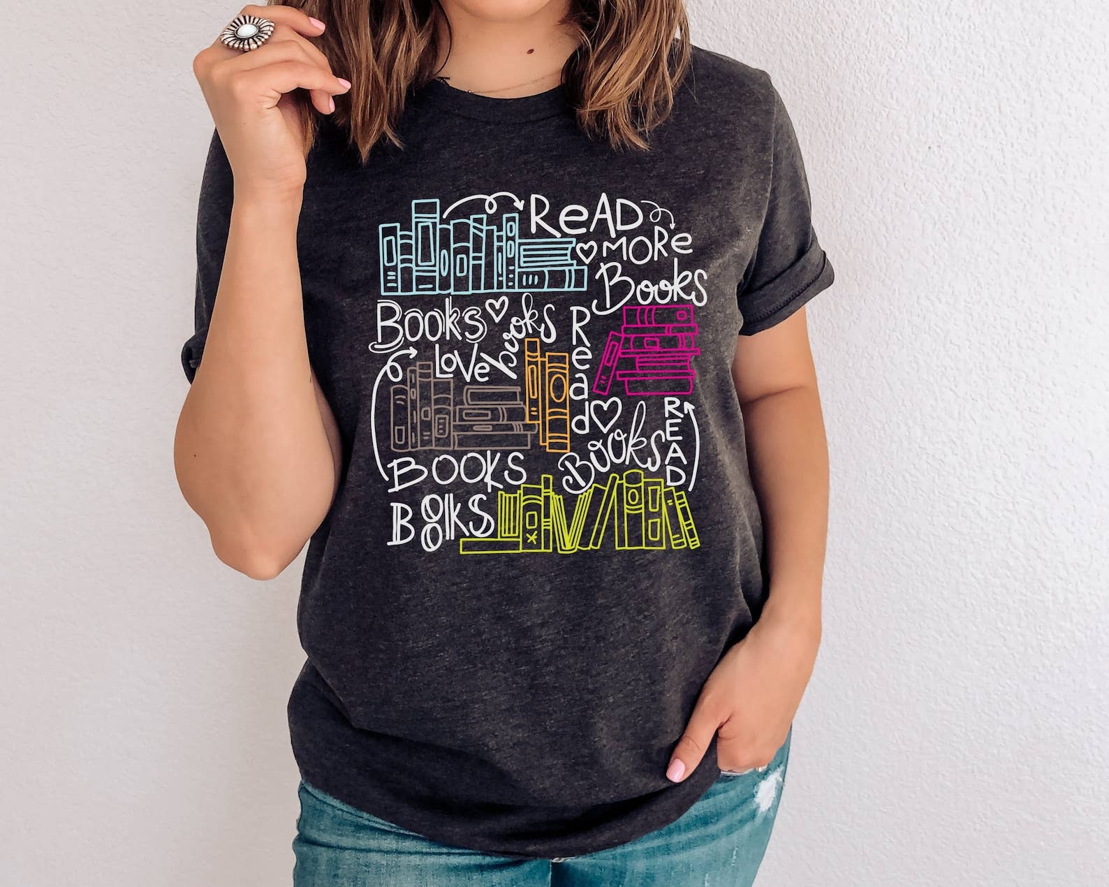 Read More Books - Adult & Kids T-Shirts, Sweatshirts & Hoodies apparel design preview 1