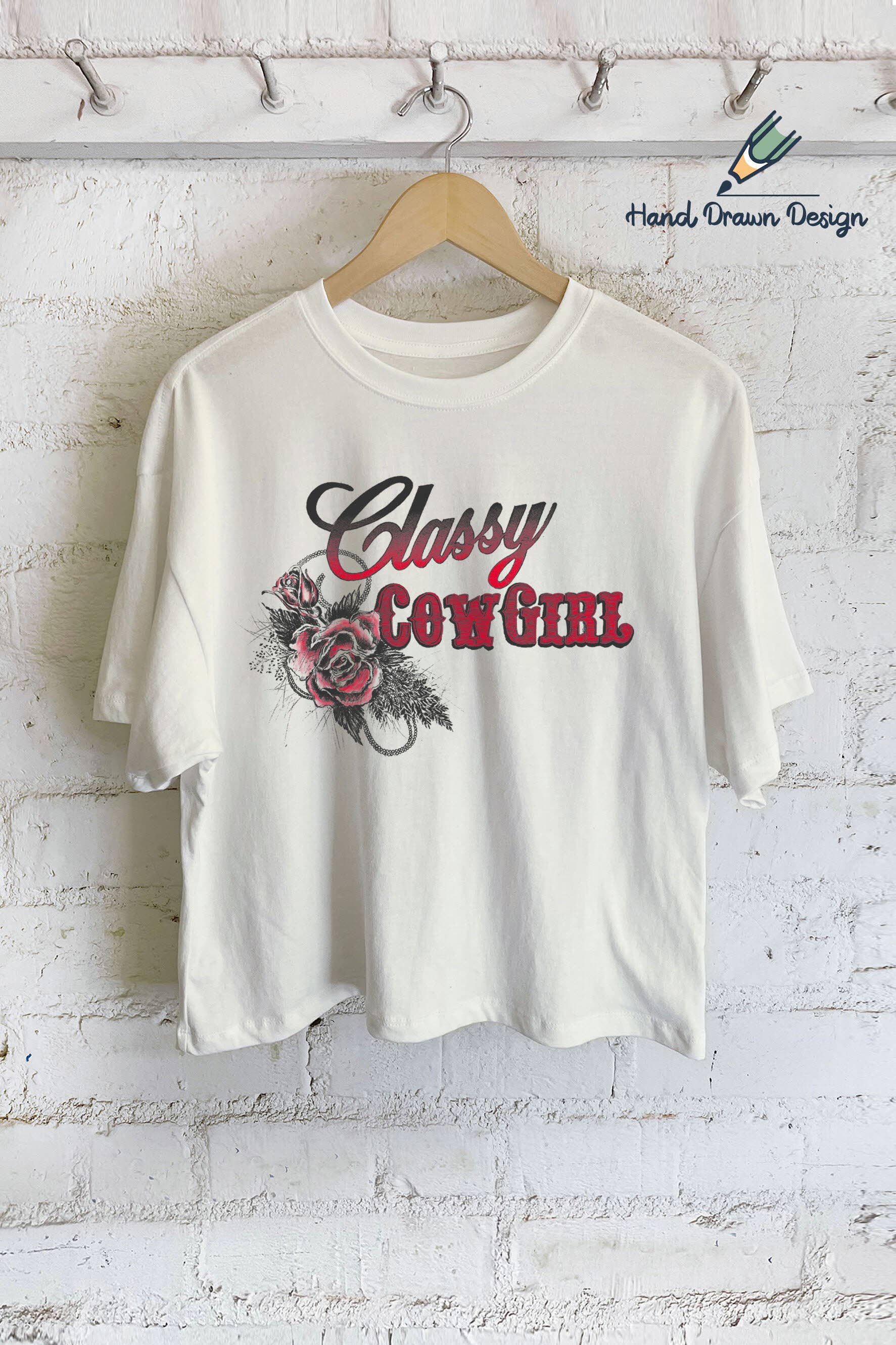 Classy Cowgirl - Adult & Kids T-Shirts, Sweatshirts & Hoodies apparel design preview 1