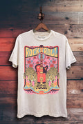 Rock Roll World Tour Leopard Graphic Top - Adult & Kids T-Shirts, Sweatshirts & Hoodies apparel design preview 1