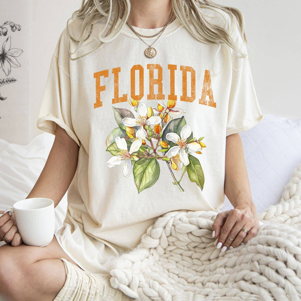 Florida State Flower - Adult & Kids T-Shirts, Sweatshirts & Hoodies apparel design preview 1