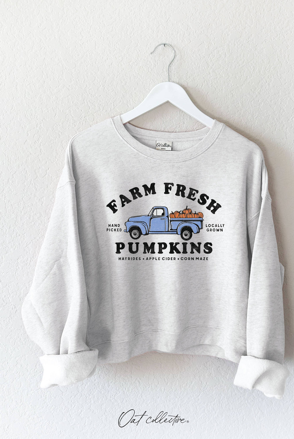 Farm Fresh Pumpkins Mid Graphic - Adult & Kids T-Shirts, Sweatshirts & Hoodies apparel design preview 1
