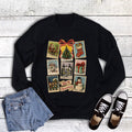 Christmas Vintage Merry Stamps - Adult & Kids T-Shirts, Sweatshirts & Hoodies apparel design preview 1