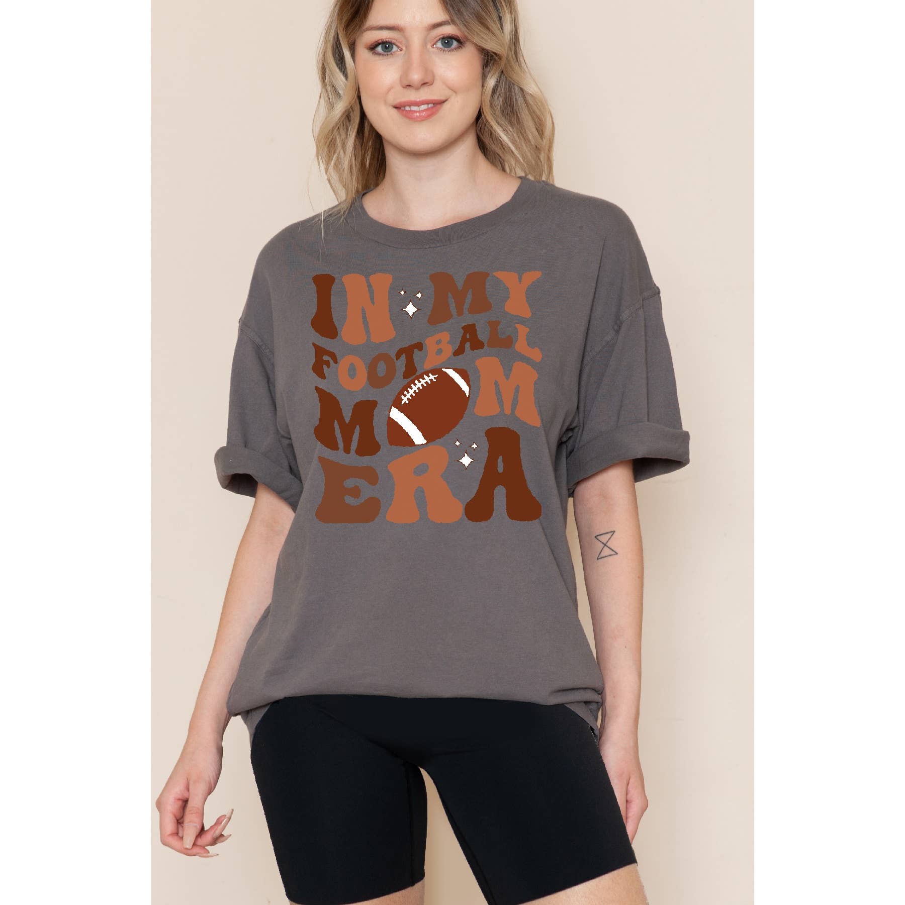 Football Mom Era Oversized - Adult & Kids T-Shirts, Sweatshirts & Hoodies apparel design preview 1