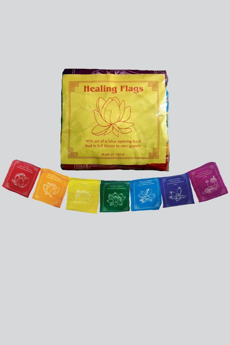 Spiritual Crystal Energy Healing Flags - Adult & Kids T-Shirts, Sweatshirts & Hoodies apparel design preview 1