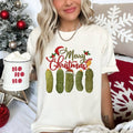 Merry Christmas Pickles, Classic, Retro, Vintage - Adult & Kids T-Shirts, Sweatshirts & Hoodies apparel design preview 1