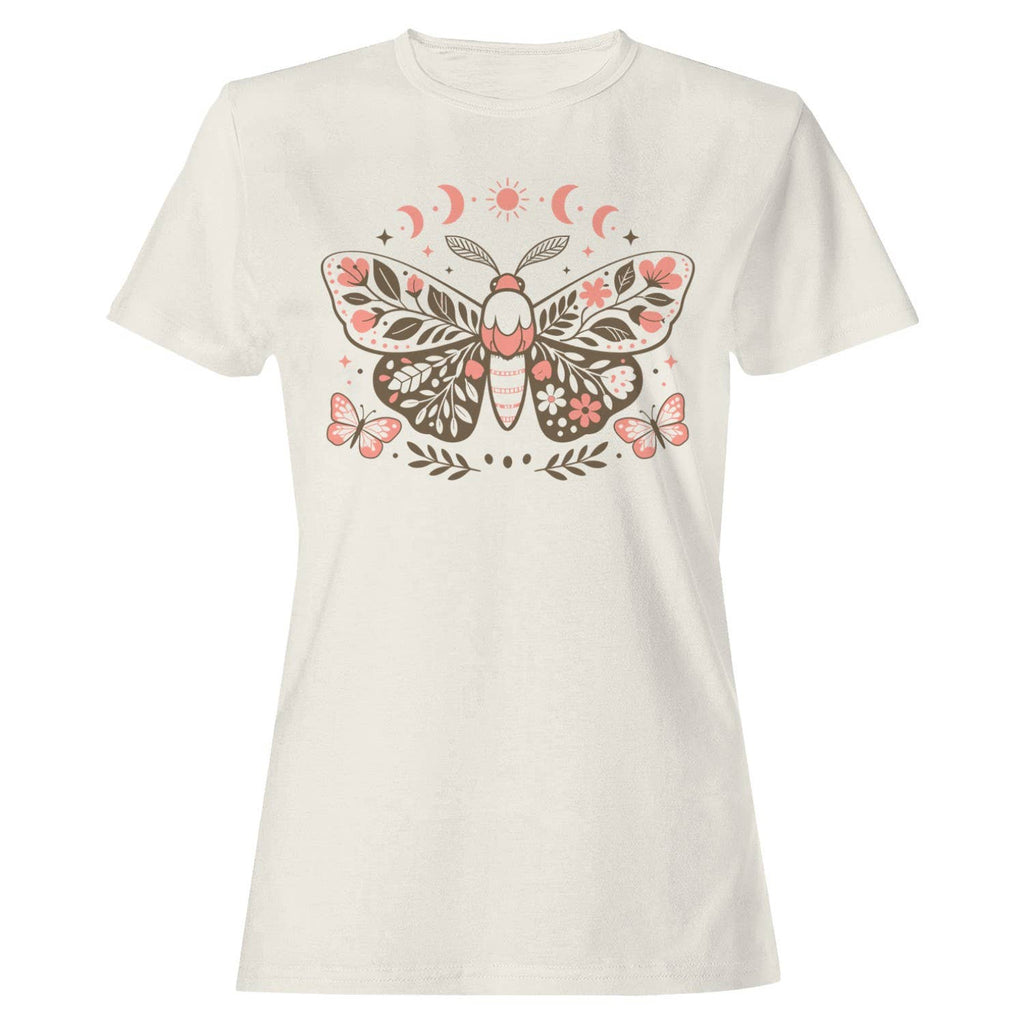 Mystical Floral Moon Art Women's - Adult & Kids T-Shirts, Sweatshirts & Hoodies apparel design preview 1
