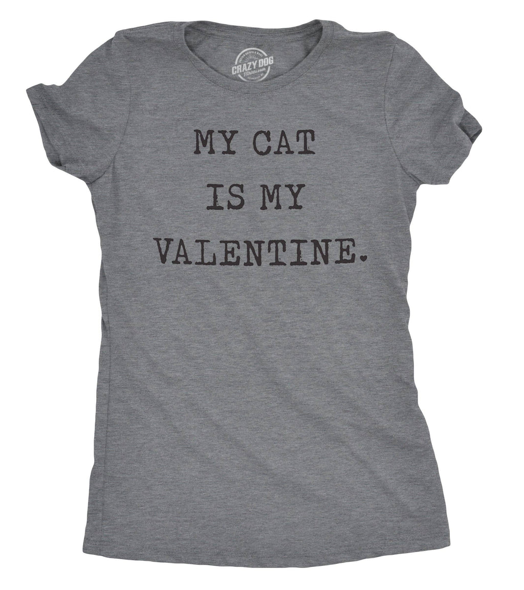 My Cat Is Valentine Women's - Adult & Kids T-Shirts, Sweatshirts & Hoodies apparel design preview 1