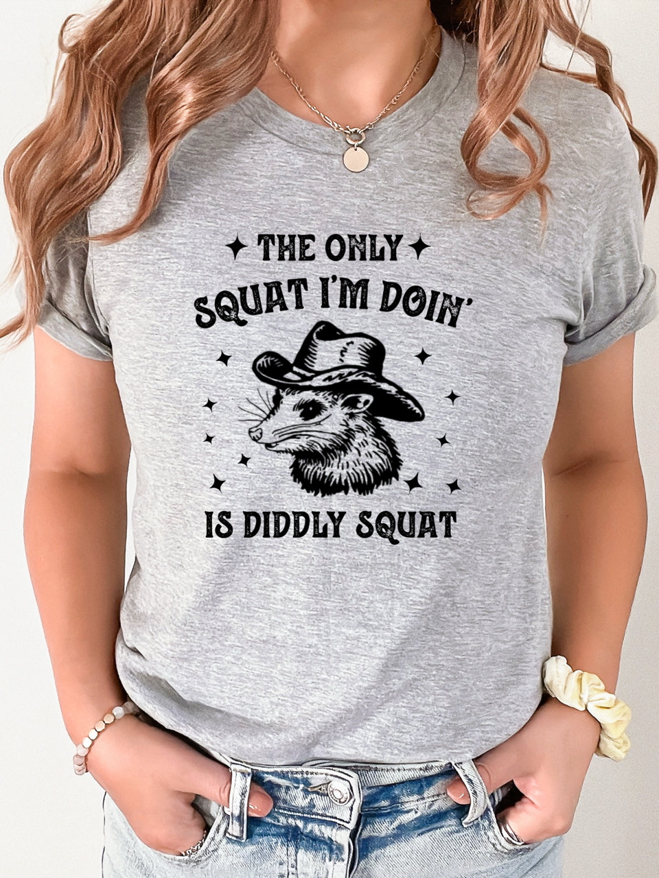 The Only Squat I'm Doing - Adult & Kids T-Shirts, Sweatshirts & Hoodies apparel design preview 1