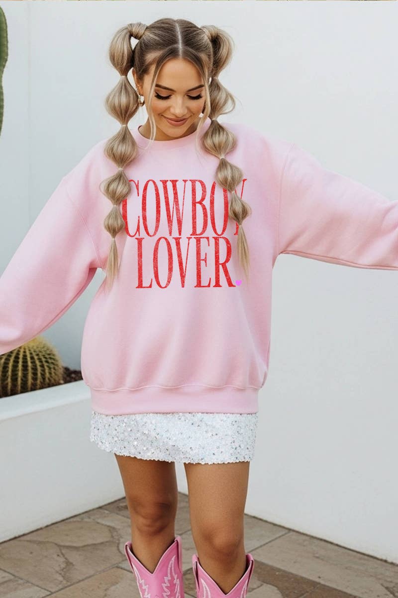 Cowboy Lover Valentine Graphic - Adult & Kids T-Shirts, Sweatshirts & Hoodies apparel design preview 1