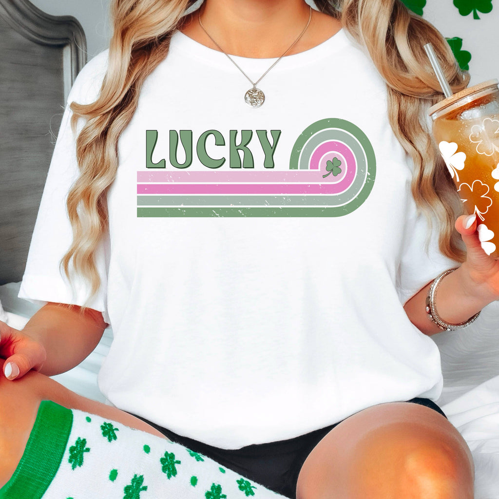 Lucky St. Patrick'S Day Graphic Comfort Colors - Adult & Kids T-Shirts, Sweatshirts & Hoodies apparel design preview 1