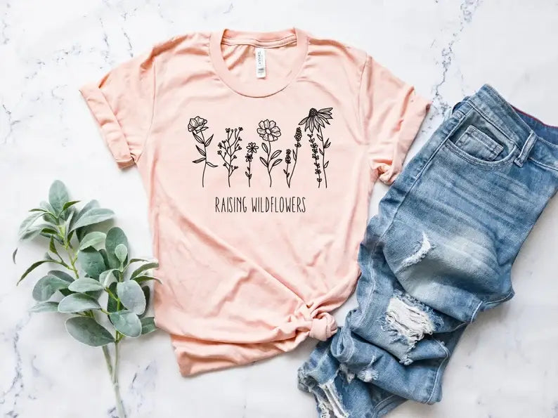 Raising Wildflowers - Adult & Kids T-Shirts, Sweatshirts & Hoodies apparel design preview 1