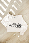 Better On the Farm Mineral Washed Graphic - Adult & Kids T-Shirts, Sweatshirts & Hoodies apparel design preview 1