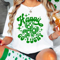 Happy Go Lucky St. Patricks Day Graphic Comfort Color - Adult & Kids T-Shirts, Sweatshirts & Hoodies apparel design preview 1