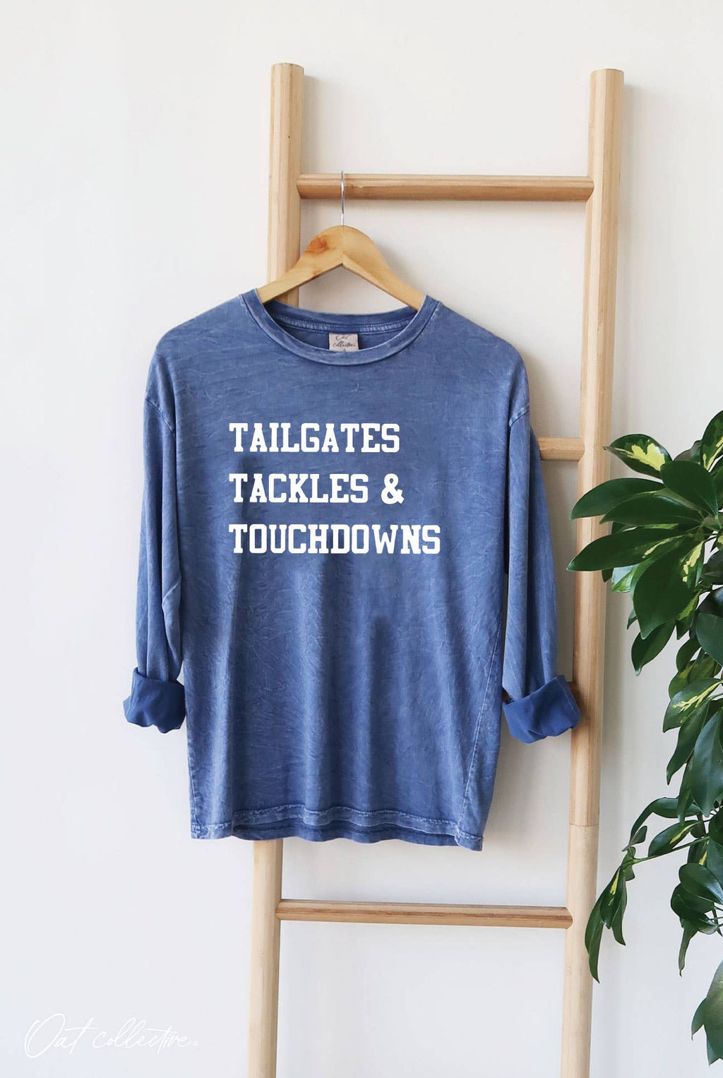 Tailgates Tackles Mineral Washed Graphic Top - Adult & Kids T-Shirts, Sweatshirts & Hoodies apparel design preview 1