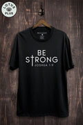 Be Strong Bible Verse Graphic Top - Adult & Kids T-Shirts, Sweatshirts & Hoodies apparel design preview 1
