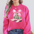 Cowgirl Christmas, Cowboy Boots, Country, Western - Adult & Kids T-Shirts, Sweatshirts & Hoodies apparel design preview 1