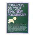 Tiny New Roommate Greeting Card - Adult & Kids T-Shirts, Sweatshirts & Hoodies apparel design preview 1