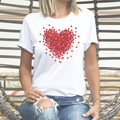 Valentine's Day Love 3D Heart Graphic - Adult & Kids T-Shirts, Sweatshirts & Hoodies apparel design preview 1