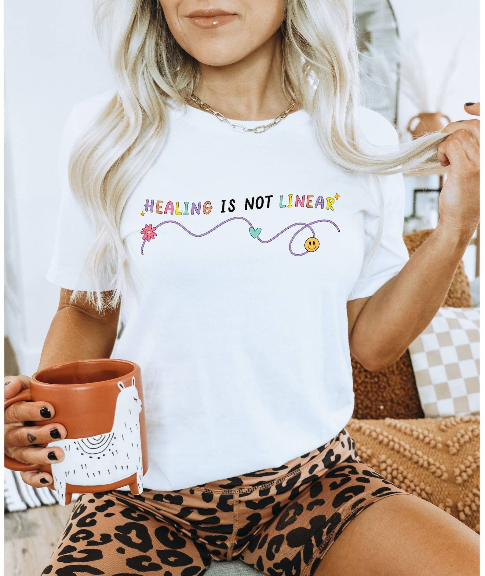 Healing Is Not Linear - Adult & Kids T-Shirts, Sweatshirts & Hoodies apparel design preview 1