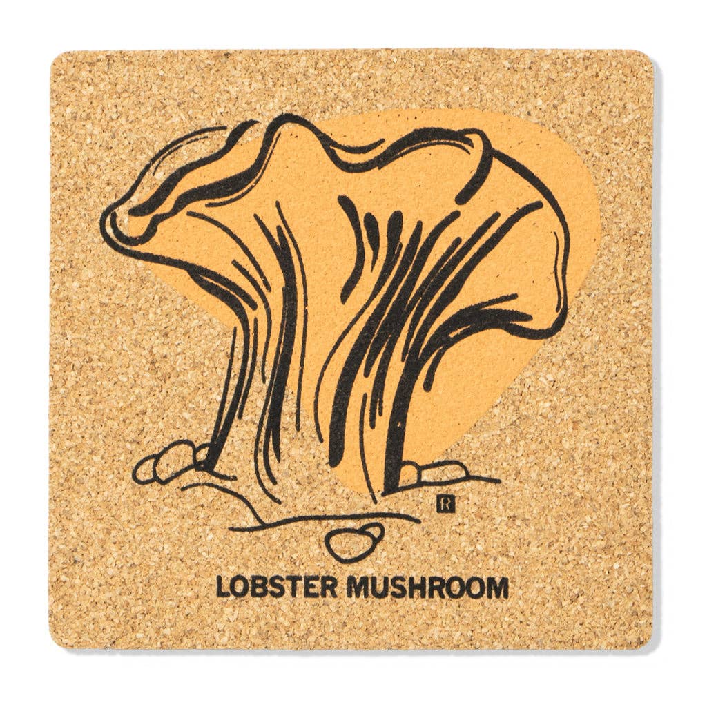 Lobster Mushroom Cork Coaster - Adult & Kids T-Shirts, Sweatshirts & Hoodies apparel design preview 1
