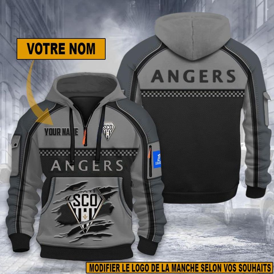 Angers SCO Dynamic New Edition with Personalized Name - Adult & Kids T-Shirts, Sweatshirts & Hoodies apparel design preview 1