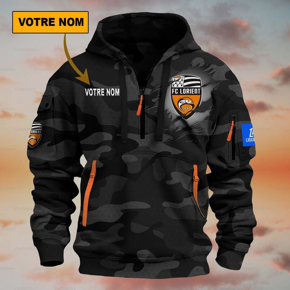 FC Lorient dynamique Édition spéciale avec nom - Adult & Kids T-Shirts, Sweatshirts & Hoodies apparel design preview 1