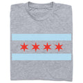 Chicago Flag Stars - Adult & Kids T-Shirts, Sweatshirts & Hoodies apparel design preview 1